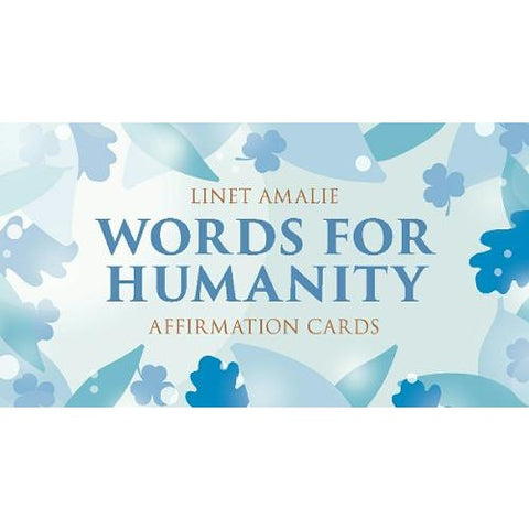 Words for Humanity 50 Affirmation Cards Deck by Dr Linet Amalie