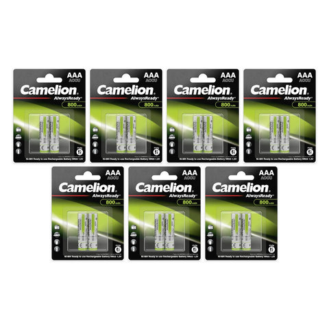 14x Camelion AlwaysReady AAA 800mAh batteries (7 cards of 2)