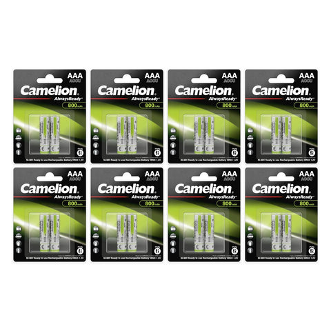 16x Camelion AlwaysReady AAA 800mAh batteries (8 cards of 2)
