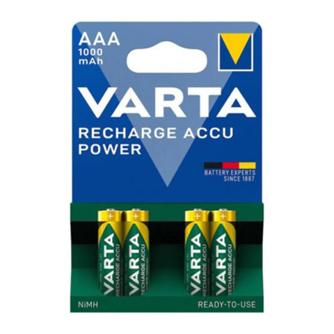 Varta Recharge Accu Power AAA 1000mAh card of 4