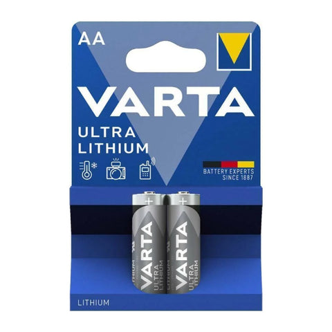 Varta Ultra Lithium AA 1.5V card of 2