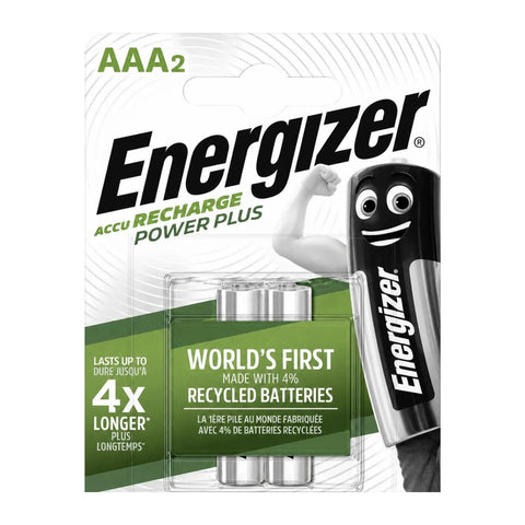 Energizer Power Plus AAA rechargeable 2-pack