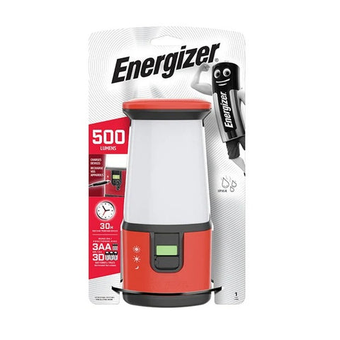 Energizer 500 Lumen LED Camping Lantern Emergency Light IPX4 USB Charge