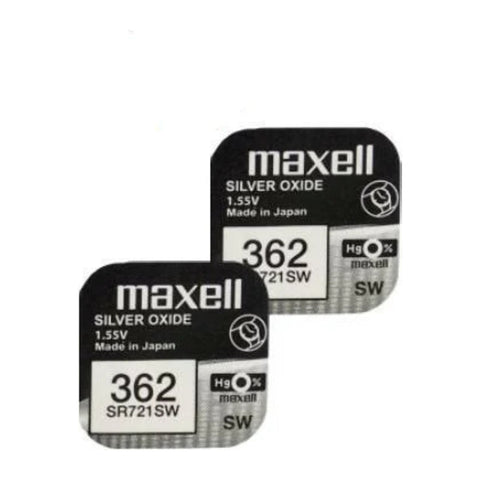 Maxell 362 SR721SW silver oxide batteries