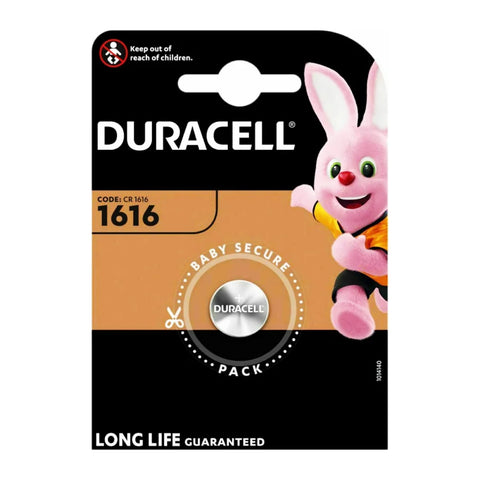 Duracell CR1616 3V lithium coin battery