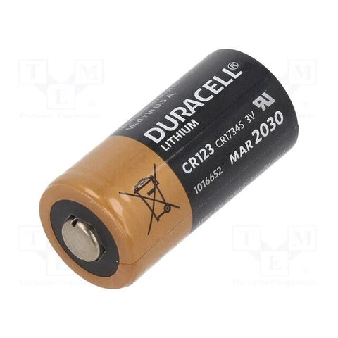 4x Duracell CR123 3V Lithium Batteries DL123A 123A Bulk Pack