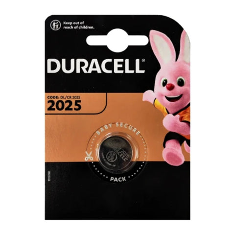 Duracell CR2025 3V lithium coin battery