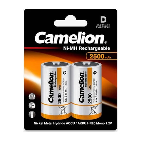 Camelion rechargeable D 2500mAh battery pack