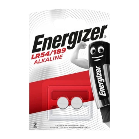 Energizer LR54 189 alkaline button cell card