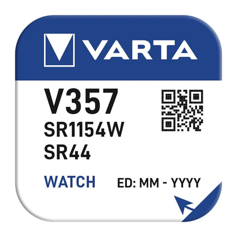Varta V357 SR44SW watch battery