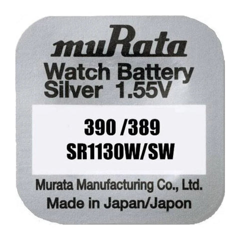 Murata 389 390 SR1130SW watch battery