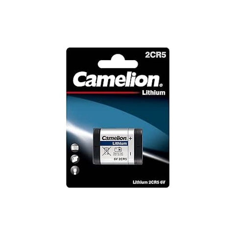 1x Camelion 2CR5 6V Lithium Photo Battery 1400mAh DL245 EL2CR5