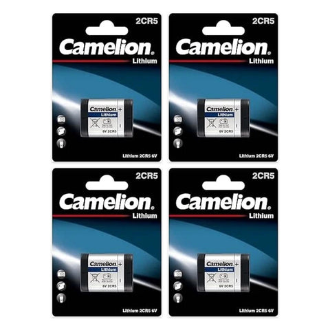 4x Camelion 2CR5 6V lithium photo batteries