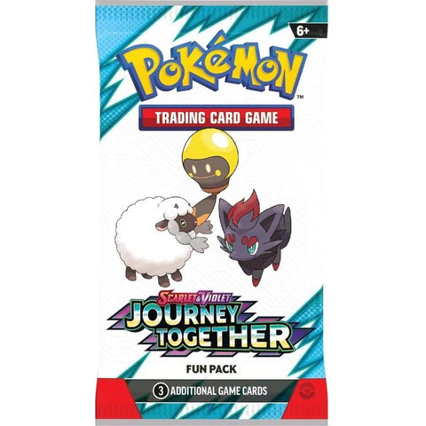 Pokemon TCG Scarlet & Violet Journey Together Fun Pack – 3 Cards, English