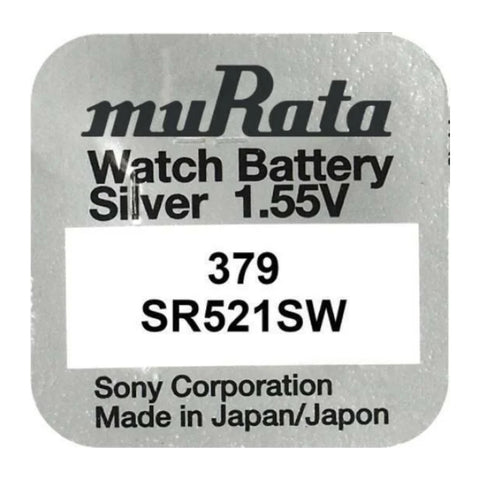 Murata 379 SR521SW watch battery