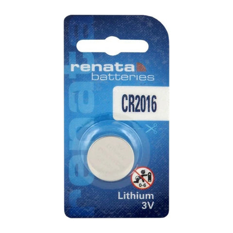 Renata CR2016 3V lithium coin battery
