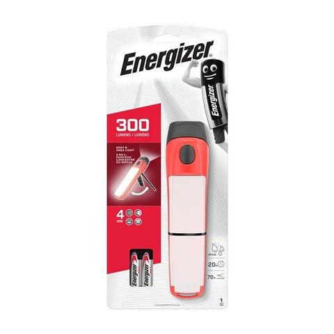 Energizer Light Fusion Spot & Area LED Flashlight 300 Lumen Tripod Torch