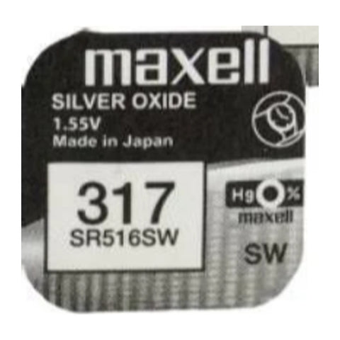 Maxell 317 SR516SW watch battery