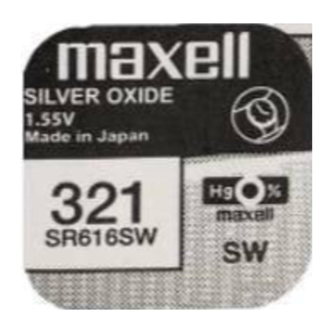 Maxell 321 SR616SW watch battery