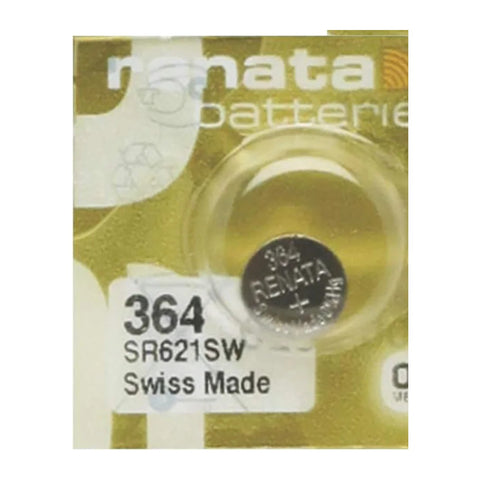 Renata 364 SR621SW watch battery card