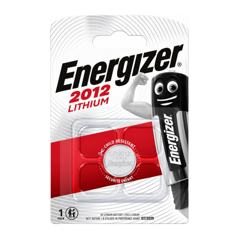 Energizer CR2012 lithium coin battery card