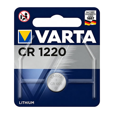 Varta CR1220 lithium coin battery card