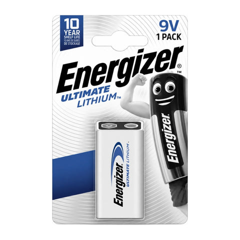 Energizer Ultimate Lithium 9V battery card