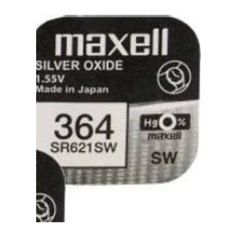 Maxell 364 SR621SW watch battery card