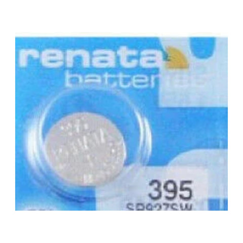 Renata 395 SR927SW watch battery card