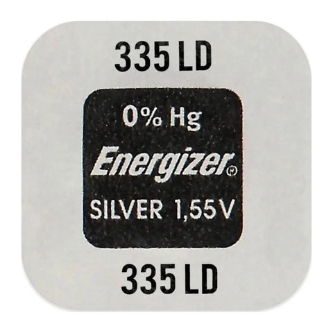 Energizer 335 SR512SW watch battery card
