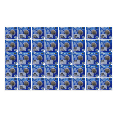 40x Renata 399 SR927W 1.55V Silver Oxide Watch Batteries Swiss Made