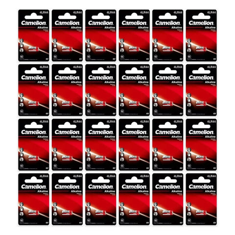 24x Camelion 4LR44 6V Alkaline Batteries A544 PX28A K28A Dog Collar