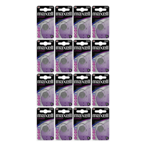 16x Maxell CR1632 3V Lithium Coin Cell Batteries DL1632 Made in Japan