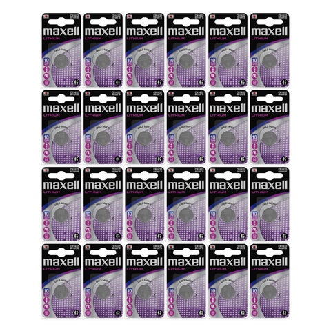 24x Maxell CR1632 3V Lithium Coin Cell Batteries DL1632 Made in Japan