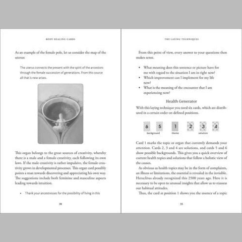 Body Healing Cards Deck Findhorn Press Esoteric Ewald Kliegel Awareness