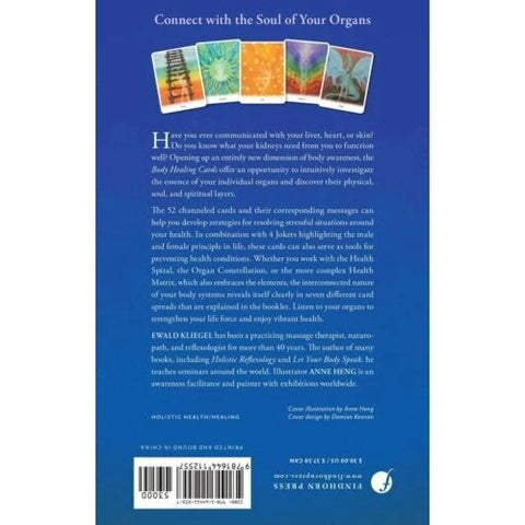 Body Healing Cards Deck Findhorn Press Esoteric Ewald Kliegel Awareness
