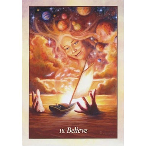 Oracle of the Angels 44-Card Deck by Mario Duguay, Blue Angel