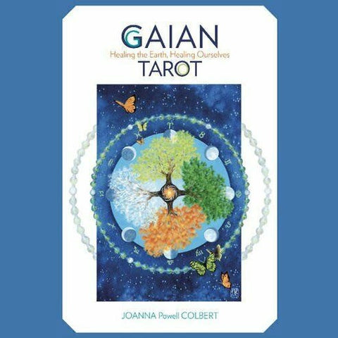 Gaian Tarot Card & Guidebook Set by Joanna Colbert Schiffer New Sealed