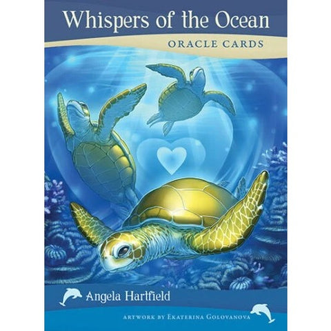 Whispers Of The Ocean Oracle Cards Deck Esoteric Blue Angel Fortune With Bag
