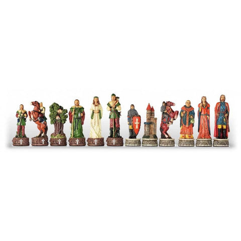 Robin Hood Hand-Painted Resin Chess Pieces Set, King 8cm by Italfama