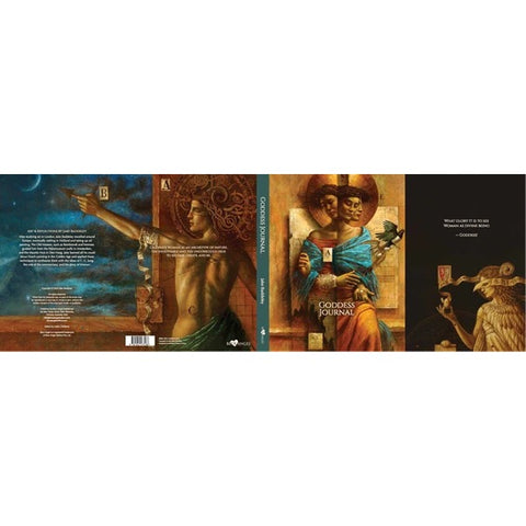Goddess Journal by Jake Baddeley 220-Page Notebook Blue Angel 7x9.25"