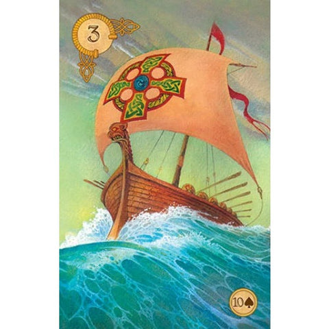 Celtic Lenormand Oracle Deck 45 Cards with Velvet Bag by US Games