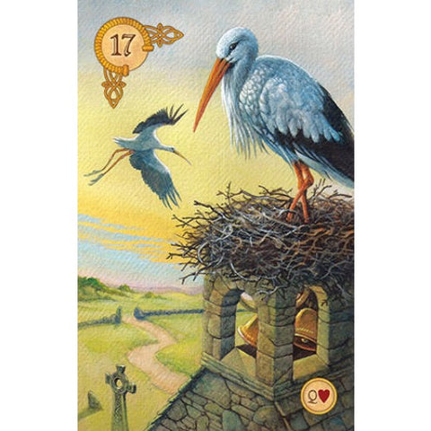 Celtic Lenormand Oracle Deck 45 Cards with Velvet Bag by US Games