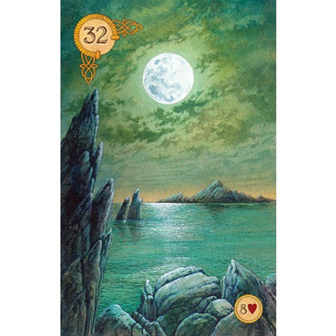Celtic Lenormand Oracle Deck 45 Cards with Velvet Bag by US Games