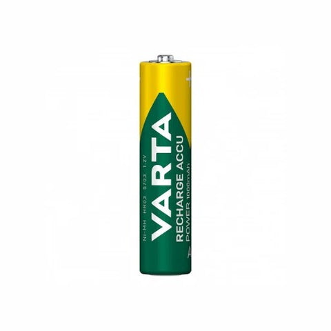 4x Varta AAA 1000mAh NiMH Rechargeable Batteries 1.2V Recharge Accu