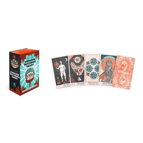 Crossed Destinies Tarot Deck 78-Card Marseille Style + Guidebook Rockpool
