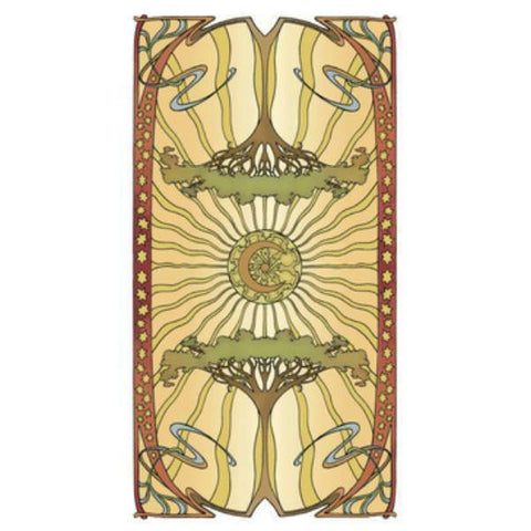 Golden Art Nouveau Tarot Deck 78 Cards by Giulia F. Massaglia Lo Scarabeo