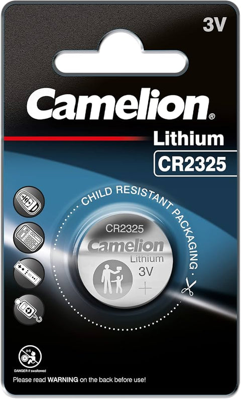 1x Camelion CR2325 3V Lithium Coin Cell Battery for Watch Key Fob