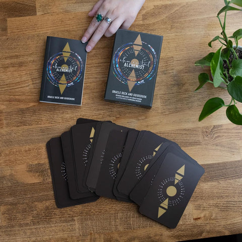 Elemental Alchemist Oracle Card Deck & Guidebook 40 Cards Divination