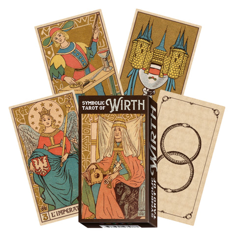 Symbolic Tarot Of Wirth Cards Deck Lo Scarabeo By Oswald Wirth Negri Letizia NEW